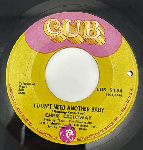 Chris calloway don - “i, don’t